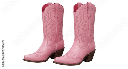 Pink Cowgirl Boots Fashion Footwear for Western Style