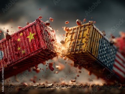 Guerra de aranceles, entre los Estados Unidos, China e india, BRICS como grupo de competencia para Norteamérica.