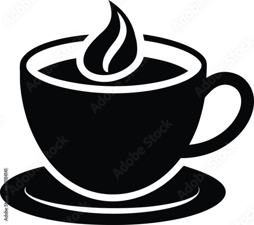 cappuccino icon vector silhouette