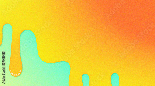 Generative AI, Playful Melting Paint Gradients