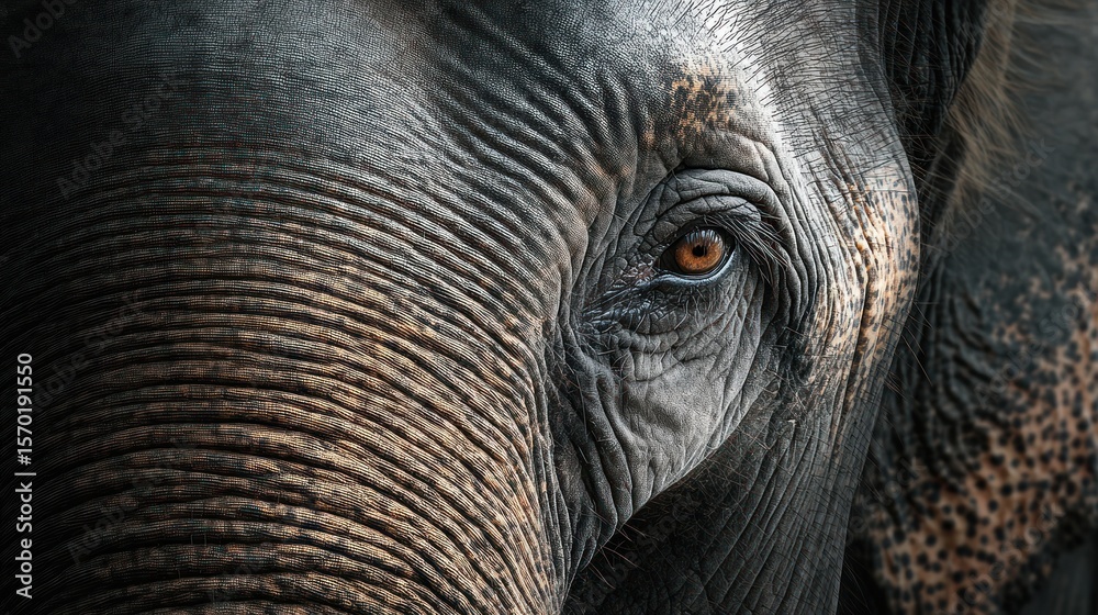 Fototapeta premium Elephant's Gaze