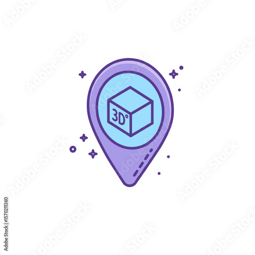 3D Object Placement Icon - AR headsets