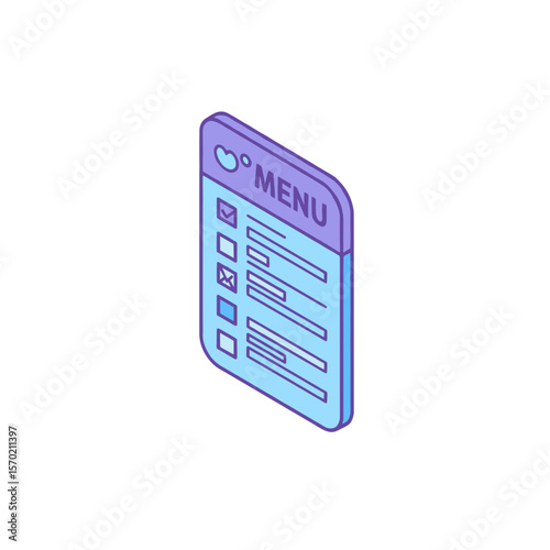 Holographic Menu Icon - AR headsets