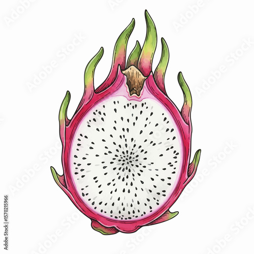 Dragon Fruit Half