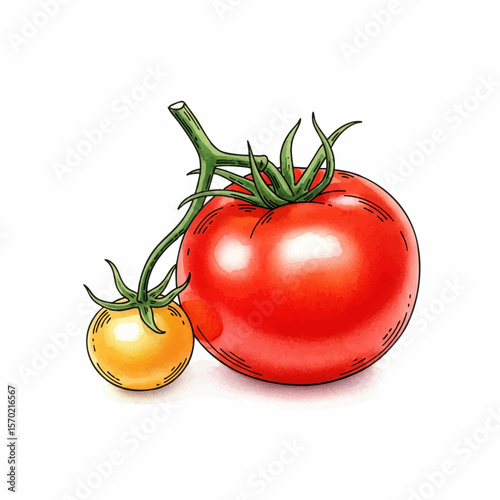 Tomatoes on Vine