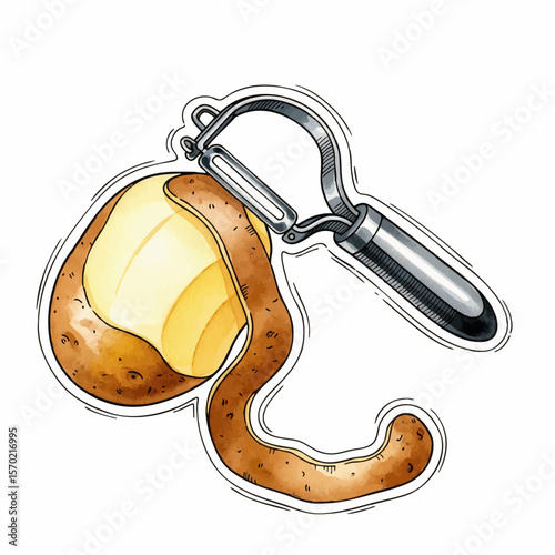 Peeling Potato