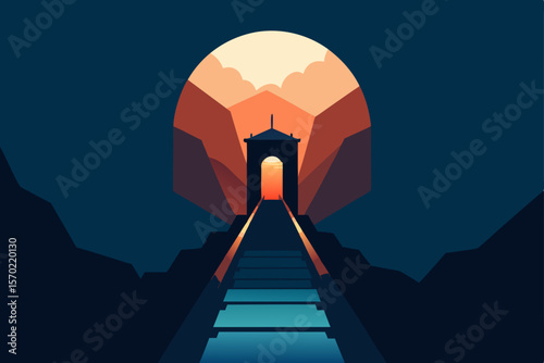 Mysterious Mountain Gateway A Journey to the Sunrise