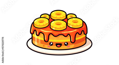 Adorable Pineapple Cake A Sweet and Delicious Treat