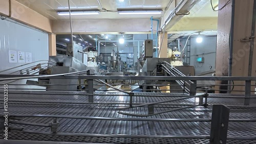 line process working in food factory