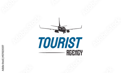 Airplane logo Designs Badge, flying club Logo template, airlines icon