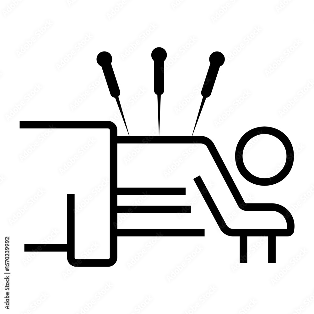 Fototapeta premium therapist Line Icon