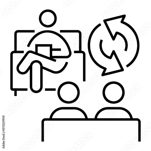 therapist Line Icon