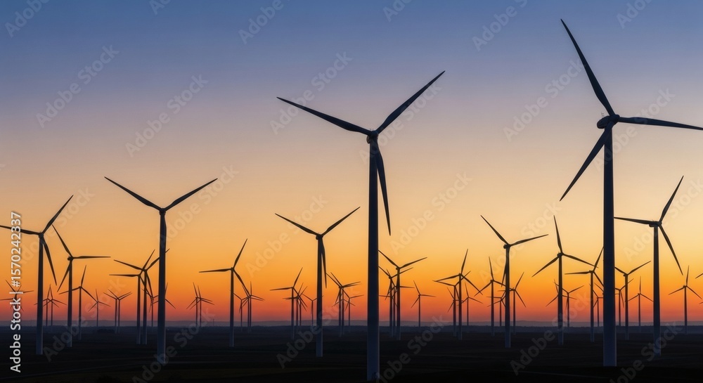 Fototapeta premium Harnessing the Power of Wind Advanced Technology in Renewable Energy