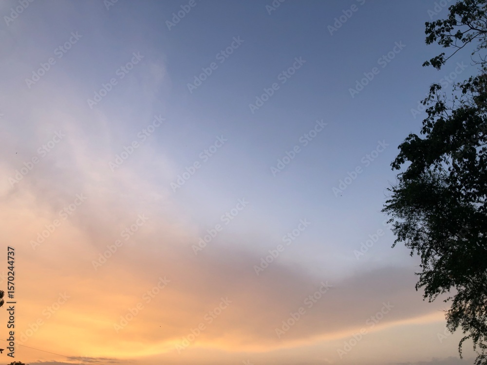 Fototapeta premium sunset in the mountains