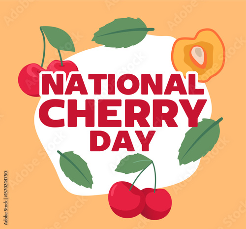 Happy National Cherry Day with delicious cherries