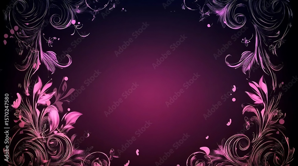 Elegant floral frame Elegant floral frame