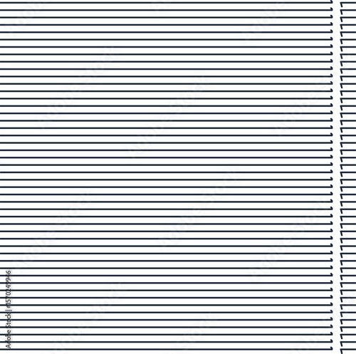 Striped texture or lined notebook sheet with a seam on the side.