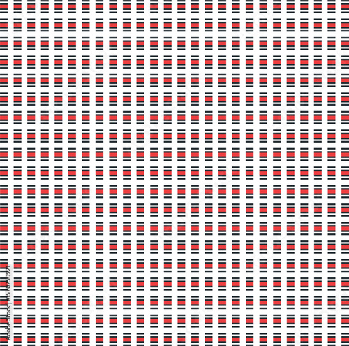 Texture with red geometry or little figures 