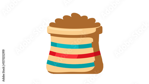 Find sack of soil illustration vector image download for your project and graphic design needs now