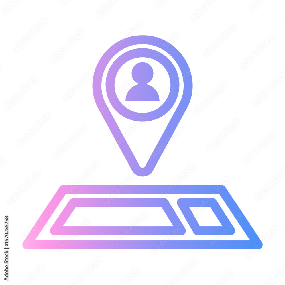 Fototapeta premium bloggers Line Gradient Icon