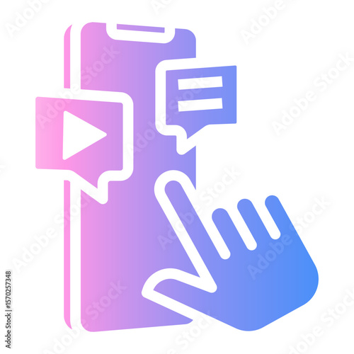 bloggers Gradient icon