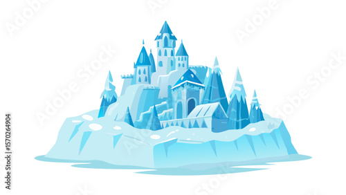 castle in the snow