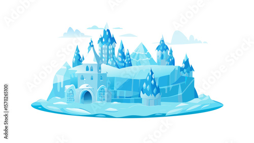 castle in the snow
