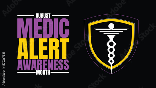 MedicAlert Awareness Month Designs, Medical ID and Safety Graphics