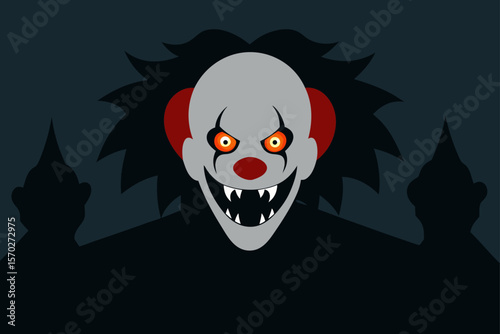 halloween vampire bat and skull