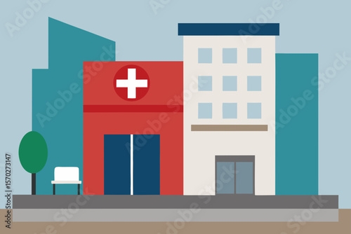 vector illustration of a building