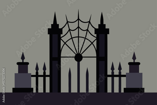 Taj Mahal silhouette vector illustration against a sunset sky, blending ancient architecture with a modern city skyline