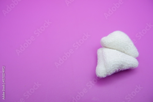 Triangle-Shaped Gauze for Oral Surgery Recovery