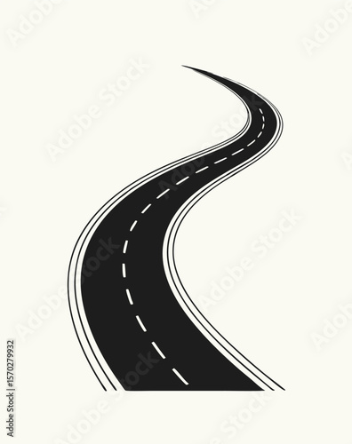 Curve road silhouette, clipart road silhouette, transparent road silhouette, vector road silhouette.
