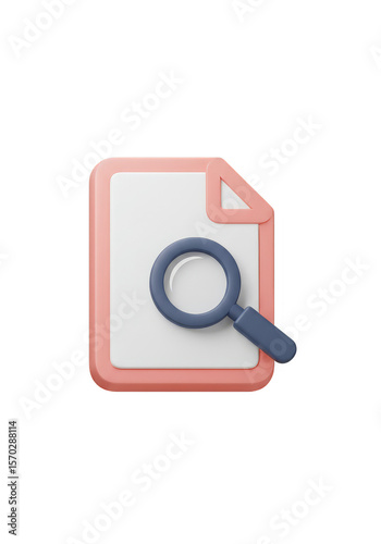 3D File Search with Magnifying Glass for Information and Analysis