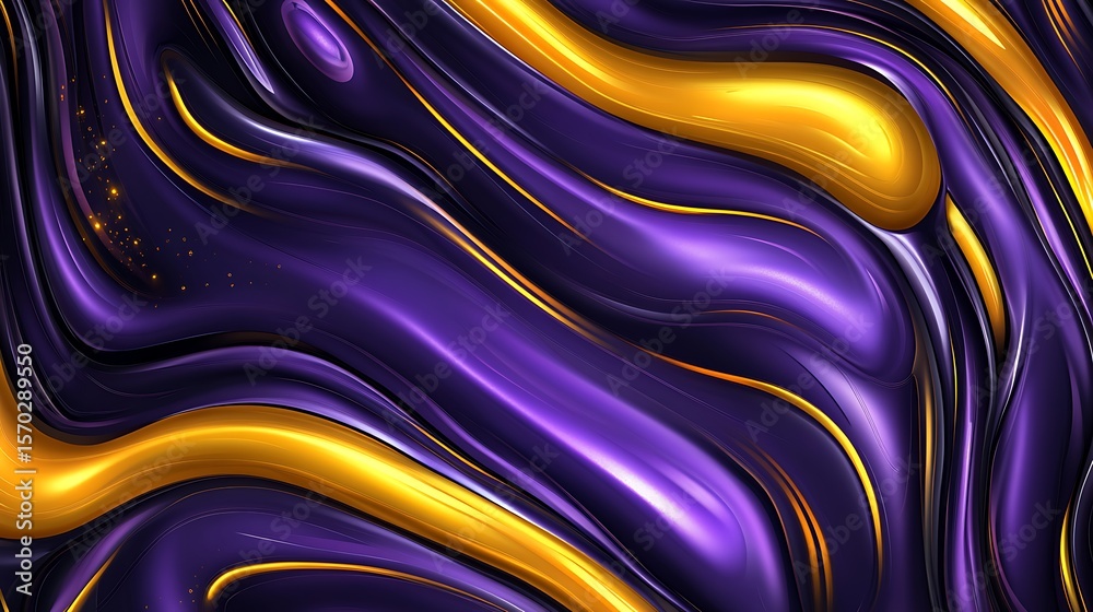 Fototapeta premium Abstract liquid paint swirls (2)