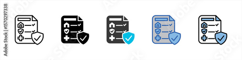 Preparedness Icon Pack Multistyle Illustration