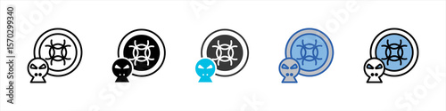Toxic Icon Pack Multistyle Illustration