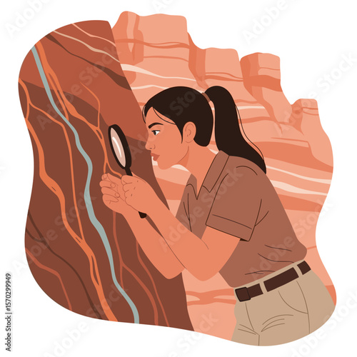 Female Latin Female Hiker in Wheelchair Admiring Mountain View