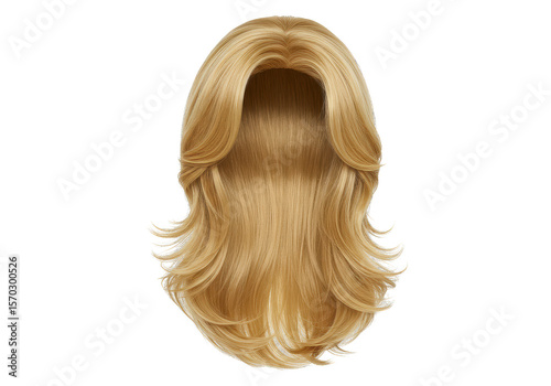 Blonde Wig Hairstyle Beauty Haircut Transparent Background Fashion Style