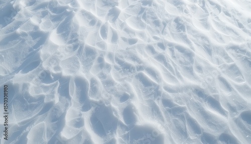 Wallpaper Mural Silvery Textured Snowscape Windblown Ripple Patterns on Icy Surface with Copy Space Torontodigital.ca