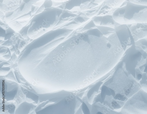 Wallpaper Mural Icy Snowscape Pale White Texture with Sharp Ridges and Subtle Shadows for Text Overlay Torontodigital.ca