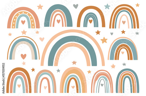 Boho cute Rainbow 
