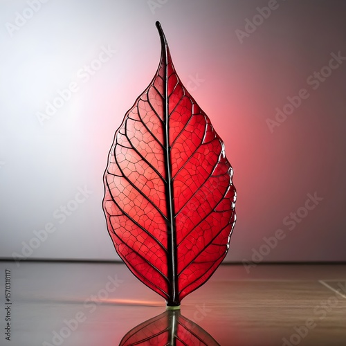 Translucent and Metallic Leaf Art: A Study in Light, Color, and Form