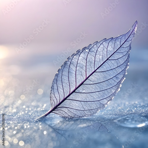 Translucent and Metallic Leaf Art: A Study in Light, Color, and Form
