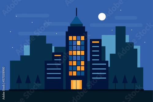 night city landscape