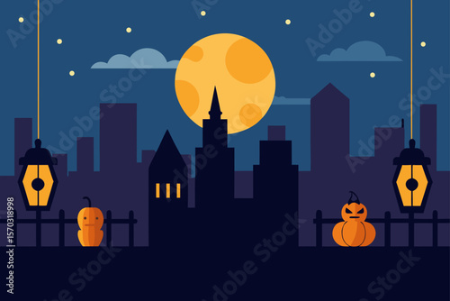 halloween night city