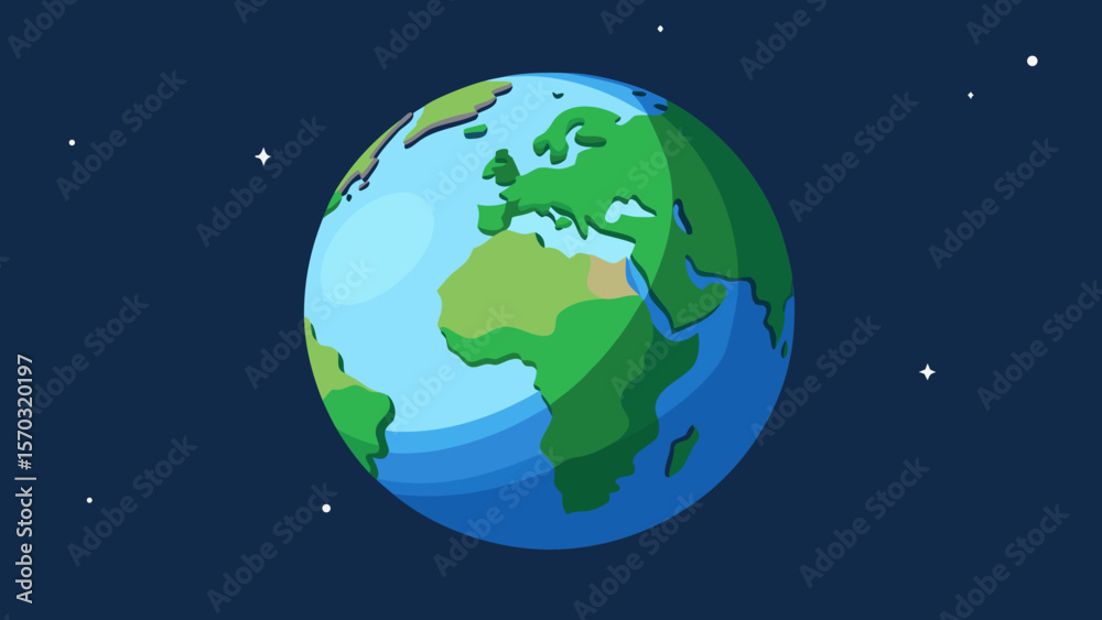 Fototapeta premium earth in space