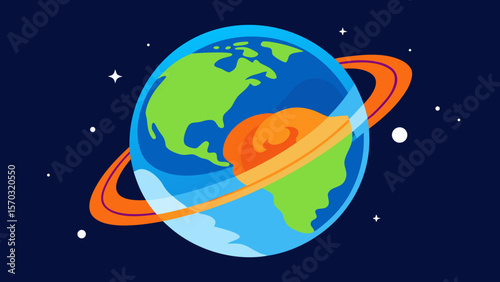 earth in space