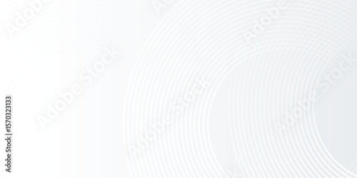 abstract white background modern design. geometric circle digital futuristic eps10