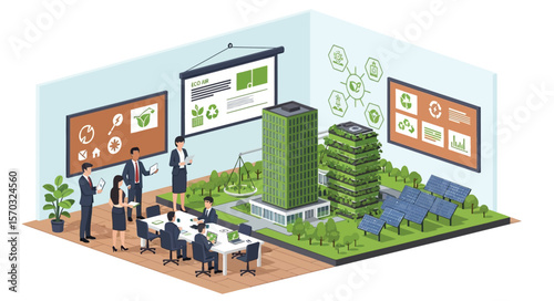 Sustainable Building Design A Green Architecture Presentation for Eco-Conscious Development